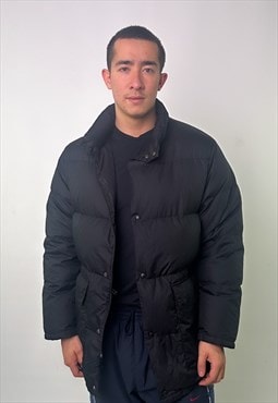 Navy Blue 90s Moncler Puffer Jacket Coat