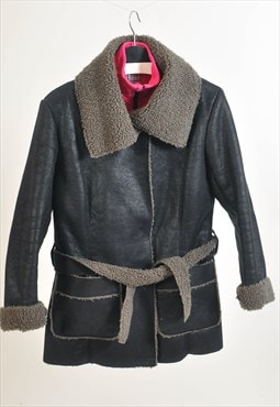 Vintage 00s faux shearling coat