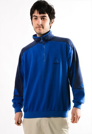 ADIDAS 1/4 ZIP ADIDAS SWEATSHIRT