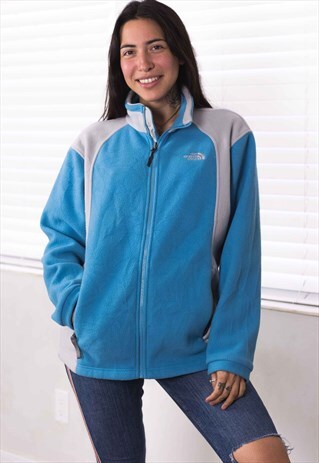 VINTAGE NORTH FACE FLEECE JACKET LOGO 90S XL 18.4