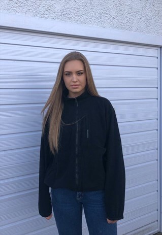 VINTAGE UMBRO BLACK FLEECE JACKET