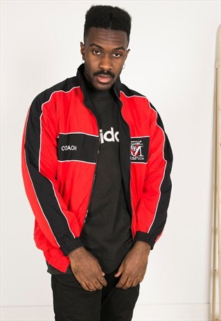 VINTAGE 80S USA PUMA SHELL SPORT JACKET / S0755
