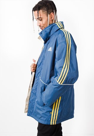 VINTAGE 90S ADIDAS PARKA COAT / S3039