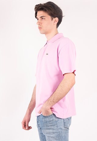 PINK LACOSTE POLO