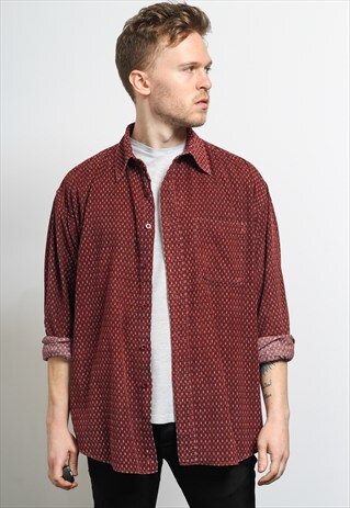 VINTAGE CORDUROY CORD SHIRT