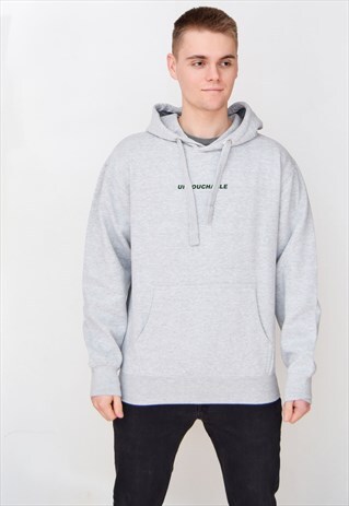 GREY UNTOUCHABLE (GREEN) HOODIE