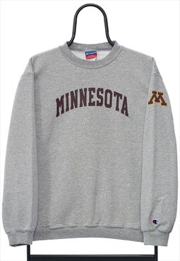 Vintage Champion Minnesota Gophers Grey Sweatshirt Mens