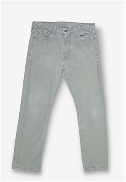 Vintage Levis 513 Slim Straight Leg  Jeans Grey W33 BV21656