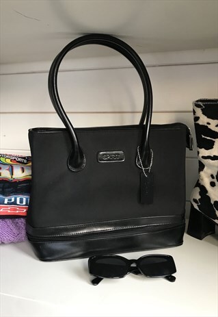 VINTAGE Y2K BLACK SPIRIT 90S SQUARE SHOULDER HANDBAG