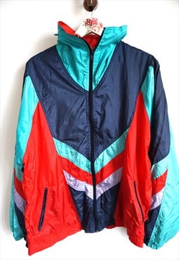 Vintage Windbreaker Sports Jacket Running outwear