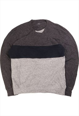 Vintage 90's Uniqlo Sweatshirt Plain Striped Crewneck