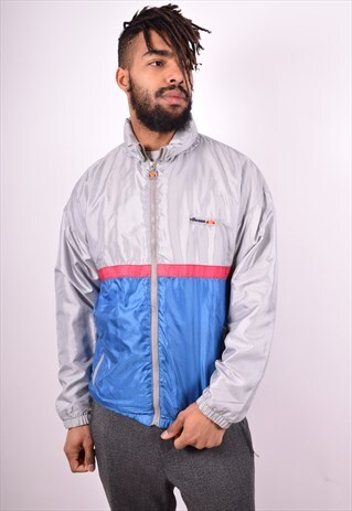 ELLESSE MENS VINTAGE TRACKSUIT TOP JACKET MEDIUM MULTI 90'S
