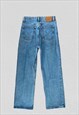 LEVIS RIBCAGE STRAIGHT ANKLE DENIM JEAN IN BLUE SIZE W30
