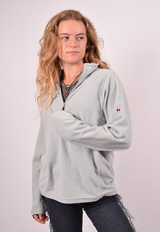 VINTAGE BERGHAUS FLEECE JUMPER GREY