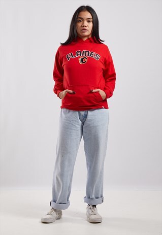 VINTAGE REEBOK 'FLAMES' HOODIE