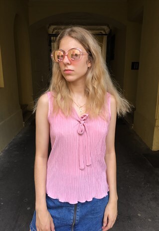VINTAGE 80' AMAZING LIGHT ROUSE BLOUSE