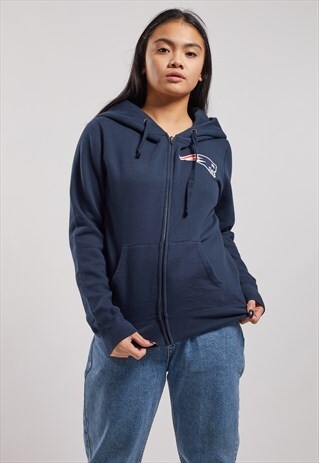 VINTAGE NEW ENGLAND PATRIOTS ZIP-UP HOODIE