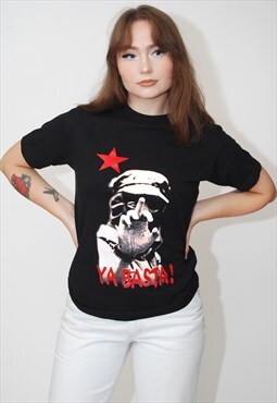 Vintage Ya Basta T-shirt (S) ezln 90s zapatista anarchist