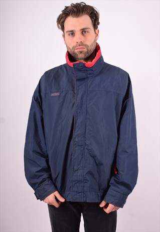 COLUMBIA MENS VINTAGE JACKET XL NAVY BLUE 90'S