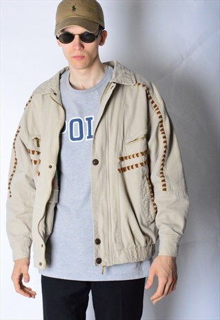 VINTAGE 80S BEIGE JACKET