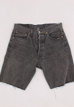 Mens Vintage 90's Levi's grey denim shorts 