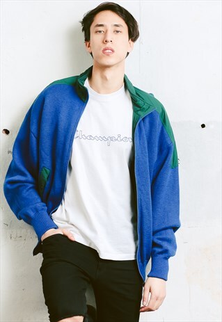 VINTAGE KNIT BOMBER JACKET