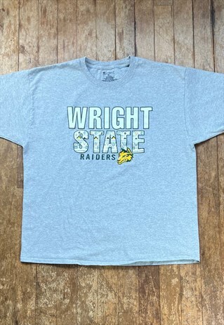 CHAMPION GREY PRINT T - SHIRT