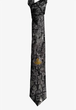 Vivienne Westwood Centre Logo Tie Brand New With Tags