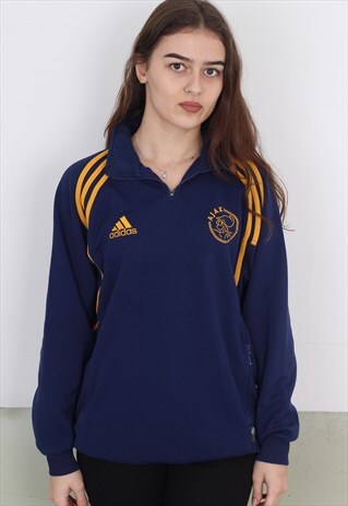 VINTAGE 1/4 SWEATSHIRT ADIDAS JACKET /CVBJA0225