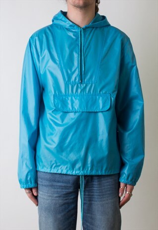 80'S WINDBREAKER WITH HOOD