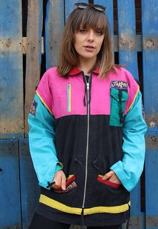 VINTAGE 1980'S JAKPAC FESTIVAL JACKET