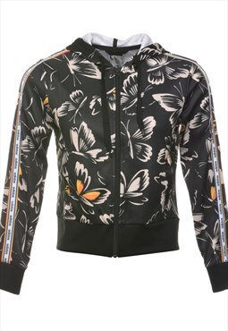 Adidas Floral Butterfly Track Top - XS