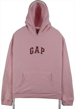Gap 90's Spellout Logo Fleece Pullover Hoodie XXLarge (2XL) 