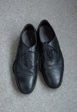 Vintage Black Leather MASSIMO DUTTI Shoes