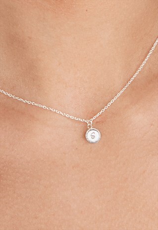 PERSONALISED INITIAL CHARM NECKLACE