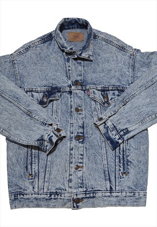 Vintage Levi's Acid Wash Trucker Denim Jacket | COP Clothing | ASOS ...