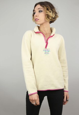 VINTAGE 90S OVERSIZED 1/4 ZIP FLEECE