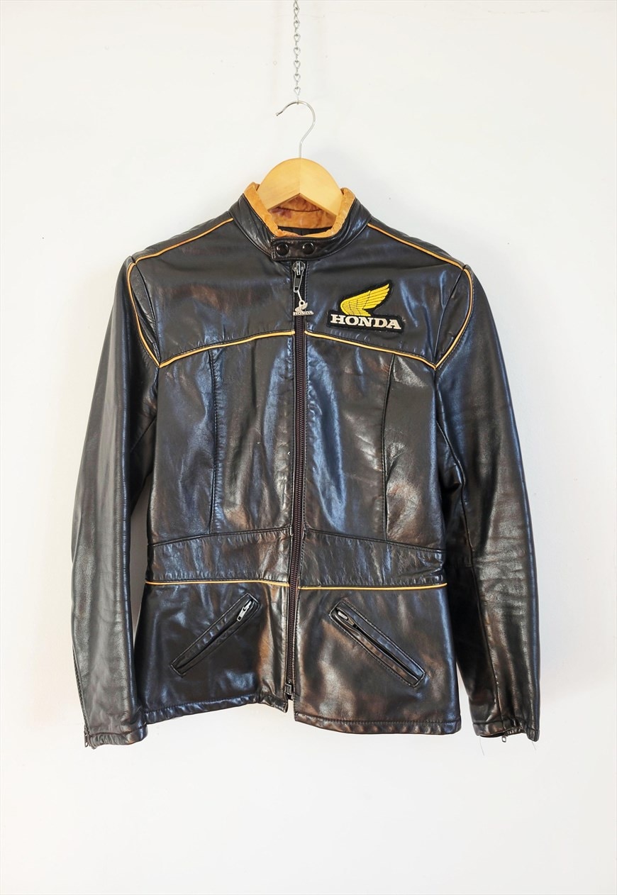 Vintage honda hot sale leather jacket