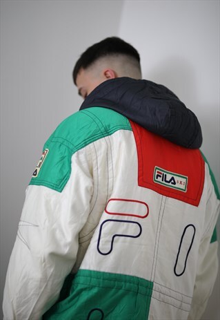 VINTAGE FILA PUFFER PADDED SKI COAT
