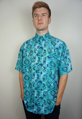 PURE SILK PATTERNED SHIRT