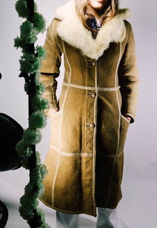 SUEDE LONG COAT