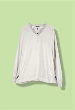 Vintage NIke Golf Windbreaker Sweatshirt in Beige XL