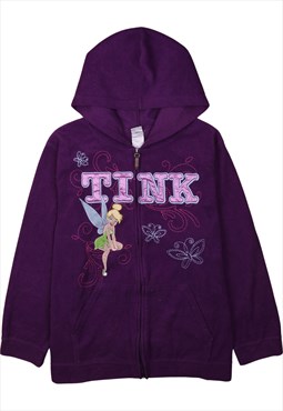 Vintage 90's Diseny Fleece Jumper Tink Hooded Purple XXLarge