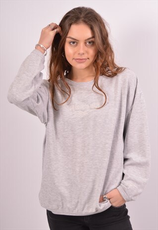 VINTAGE REEBOK SWEATSHIRT JUMPER GREY