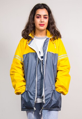 VINTAGE 90'S CAGOULE HOODED COAT JACKET