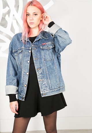 VINTAGE 80'S WRANGLER DENIM JACKET 0276 / 5001 / 402