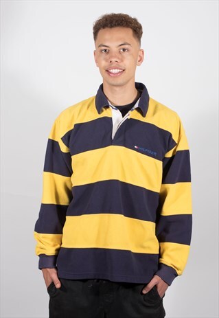 RARE TOMMY HILFIGER LONG SLEEVE POLO SHIRT