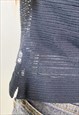 VINTAGE 90S GIANFRANCO FERRE  MESH BLACK TOP