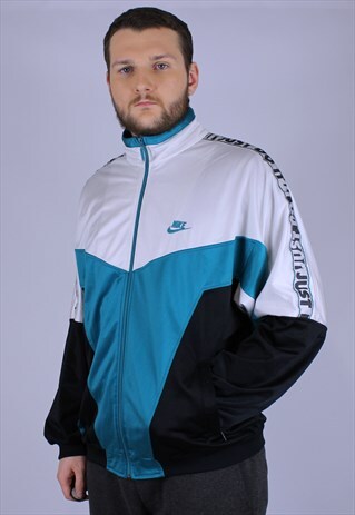 90S VINTAGE NIKE MULTICOLOR TRACKSUIT TOP RARE