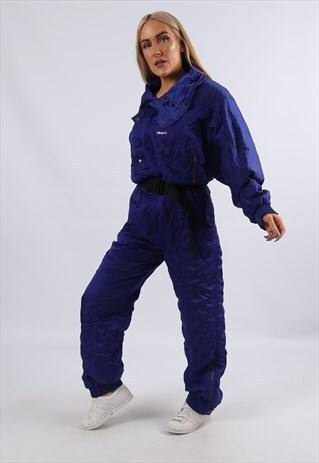 VINTAGE ELLESSE FULL SKI SUIT SPORTS UK 12 - 14 M L (YAM)